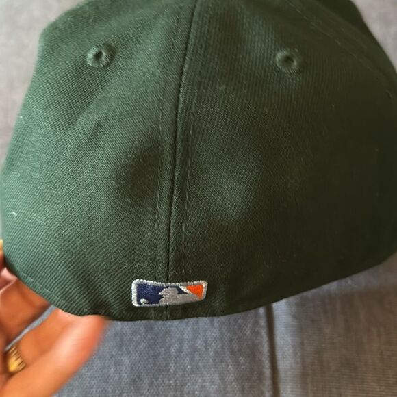 Los Angeles Dodgers New Era Logo 59 Mens Fitted Baseball Cap. Size 7.25 in. - Picture 4 of 10